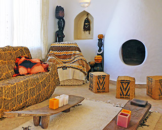 lounge at Villa Néréide in Sidi Kaouki